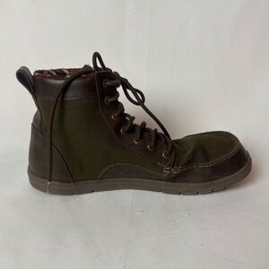 Lems Boulder Boot Shoes Mens 47 13 Green Brown Timber Minimalist Barefoot Casual
